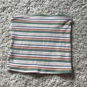 Unworn American Eagle rainbow tube top
